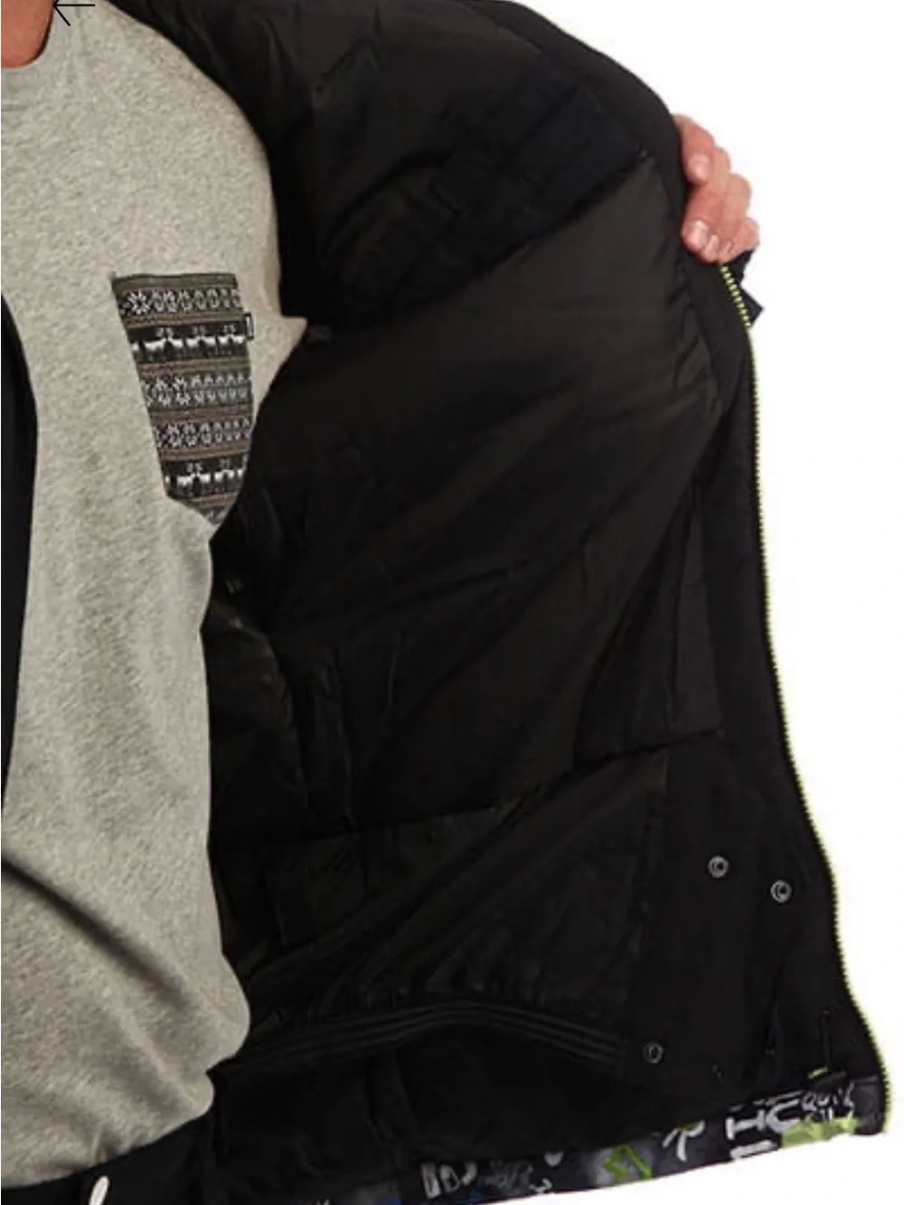 Quiksilver Snowboarding Jacket Men’s Medium,Made in Indonesia